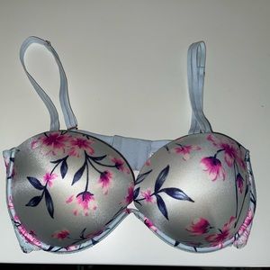 PINK Floral Bra by Victoria Secret